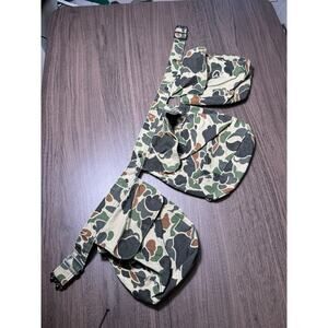 Vintage 10x Camo Utility Belt with Pouches – Hunting, Tactical, and Outdoor Gear